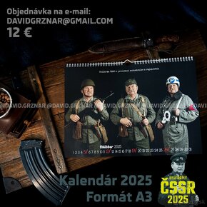 RETRO KALENDÁR 2025 Uniformy ČSSR - 11