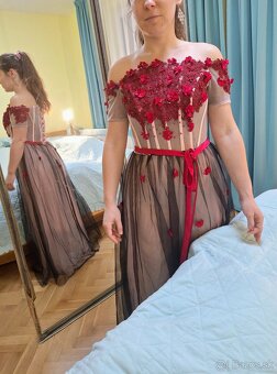 Nove plesove saty S-M vhodne aj na maskarny bal - 11