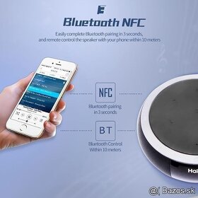 NFC  Bluetooth reproduktor+power bank-Bezdrôtová nabíjačka - 11
