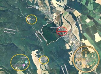 Krásny pozemok pri lese 980m2 v obci M.Hoste okres Bánovce n - 11