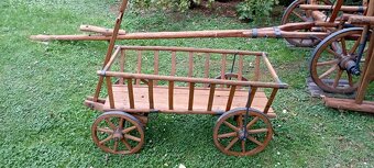 Malý drevený vozík - rebrinak - 11