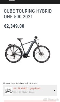 E bike Cube Touring Hybrid ONE - 11