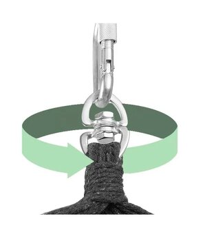 Závesné kreslo držiak vankúš taška 150kg - 3 farby - 11