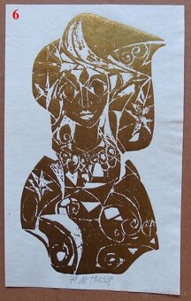 Súbor drobnej grafiky, 10. kusov. - 11