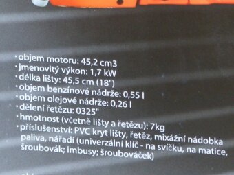 motorová píla SHARKS SH4500 - 11