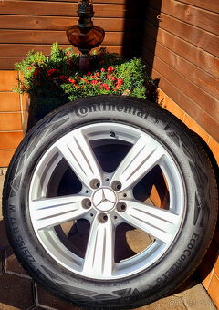 alu R17 5x112 orig. Mercedes, letné pneu 225/55 - 11