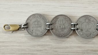 Patriotický náramek z mincí RU - 11