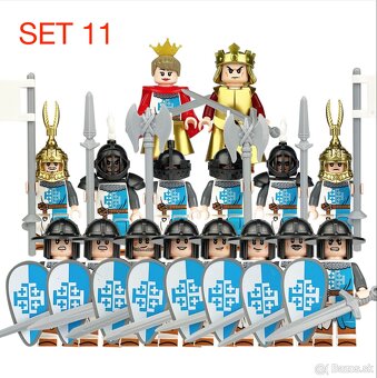 Figúrky Rytieri 5 - typ lego, nové, nehrané - 11