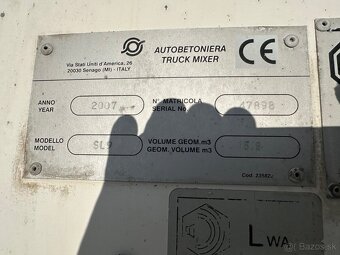 MAN TGA 35.400 betonmixer 2007 VIN 249 - 11