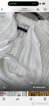 Luxusný predĺžený sveter Chanel - 11