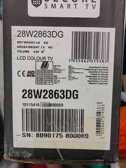 SmartTV TOSHIBA 28"/71cm 28W2863DG T2/C/S2 H.265 HEVC - 11