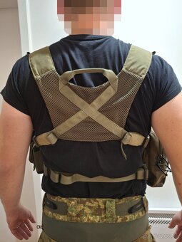 Helikon chest rig Guardian Recce zelený, plne vybavený - 11