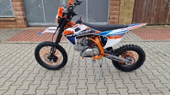 Pitbike MiniRocket DT125 17/14, světlo, el startér, řazení. - 11