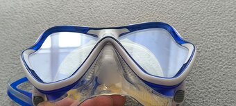 potapacska maska Mares X-VISION modra biela - 11