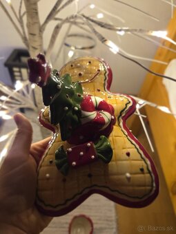 Krásna keramická vianočná dóza - 11