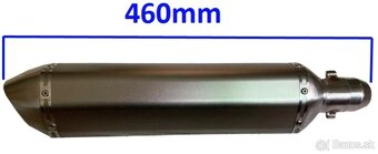Nová ladená koncovka výfuku Akrapovič dlhá verzia 470mm - 11