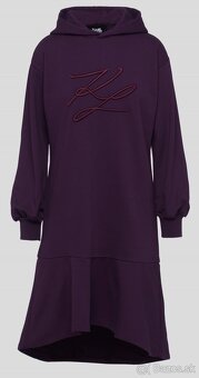 Karl Lagerfeld mikinové šaty signature M - 11