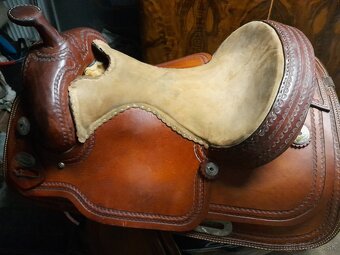 Westernove sedlo znacka western import - 11