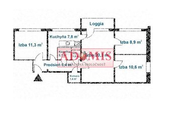 predaj 4-izb. byt, Brigádnická. ulica, Košice – Západ - 11