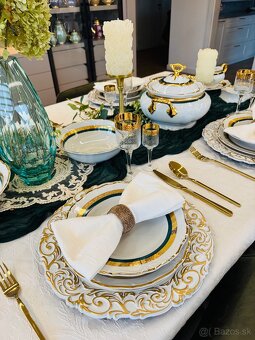 Nová pozlátená obedová súprava Thun pre 12 osôb-posielam - 11