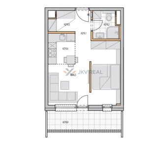 Prenájom moderného 1,5 izbového bytu - 11
