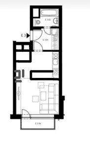 Novostavba zariadeného 1-izbového bytu s balkónom, Miloslavi - 11