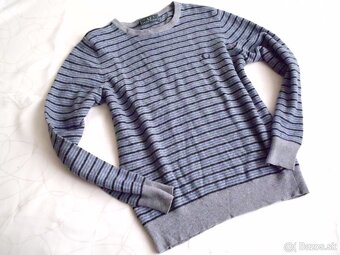 Fred Perry pánsky vlna sveter pásik L-M - 11