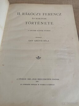6 starých maďarských kníh a stará maďarská mapa - 11