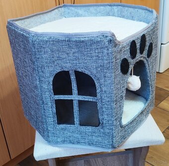 pelech, domček pre mačičku - 11