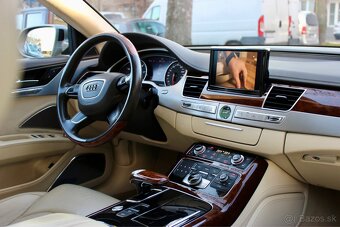 Audi A8 Long V8 Benzín - B&O - TV - Matrix - od 0% akontácie - 11