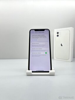 iPhone 11 WHITE TOP STAV AKO NOVÝ NOVÁ BATÉRIA 100% - 11