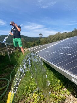 Údržba fotovoltaiky, umývanie a impregnácia FVE - 11