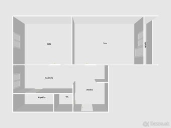 2-izbový byt s balkónom /55 m2/-Žilina( Bulvár - Hliny III ) - 11