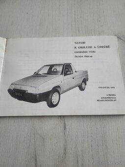 Škoda-pick-up návod k obsluze a údržbe, - 11