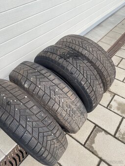 Plechove disky 5x100 Škoda Fabia,zimne gumy Matador - 11