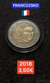 Francúzko - pamätné dvojeurové mince - 11