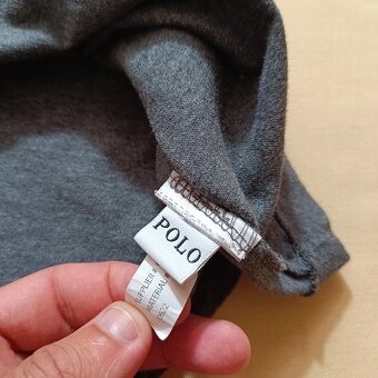 Polo Ralph Lauren sivé tričko s krátkym rukávom M - 11