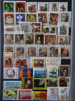 Pekná zbierka známok UMENIE 1 - 11