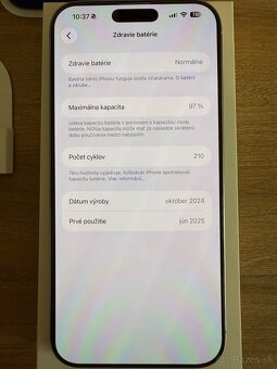 iPhone 16 Pro Max 512gb v záruke do 2027 - 11