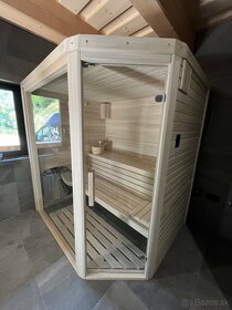 Predám interiérovú saunu s rohovym vstupom - 11