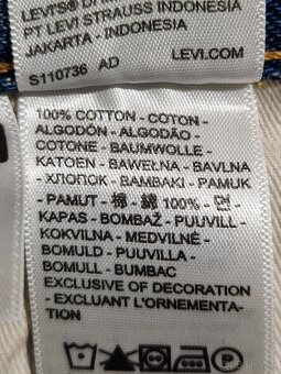 Pánské džíny Levi's 501 W34/L32=45/107cm p281 - 11