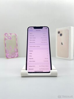 iPhone 13 MINI PINK 128GB NOVÁ BATÉRIA 100% - 11