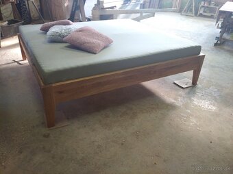 Dubová posteľ bez čela Vilma - 11