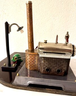 Wilesco parný stroj s generatorom a lampou - 11