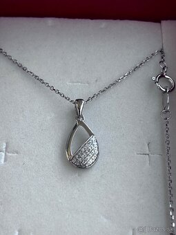 Zlatý náhrdelník s diamantami - 11