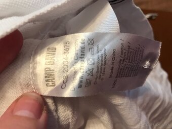 CAMP DAVID originál white pánske polotricko L/XL - 11