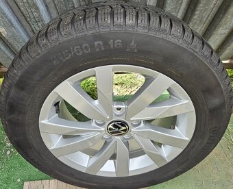 Originálne hliníkové disky VW - 5x112 r16 - 11