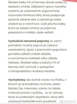 Skolska taska Frii of Norway - 11