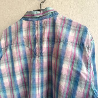 Levis farebná károvaná košeľa s dlhým rukávom XL - 11