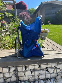 Turisticky nosic Osprey Poco LT – top stav + rain cover - 11